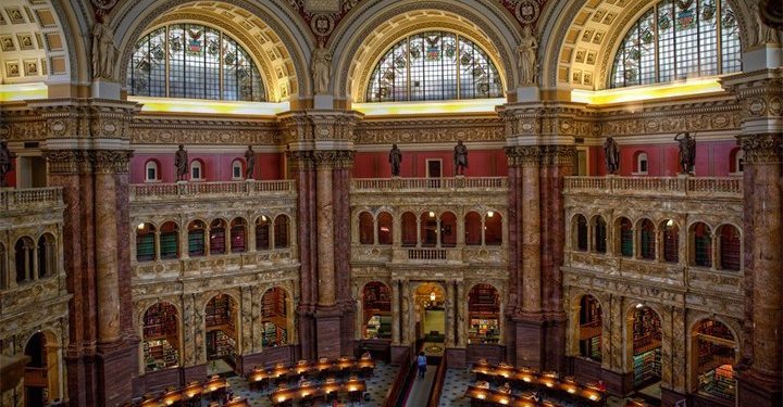 পৃথিবীর সর্ববৃহৎ লাইব্রেরি (লাইব্রেরি অব কংগ্রেস)